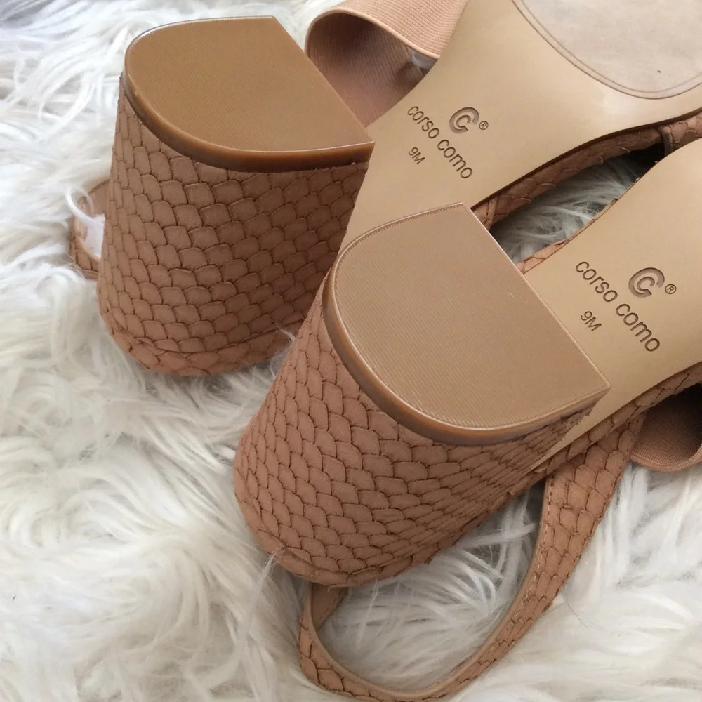 Corso Como Hally 2 Block Heel Sandal